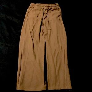 Heyson Reddish brown knitted pant size small.